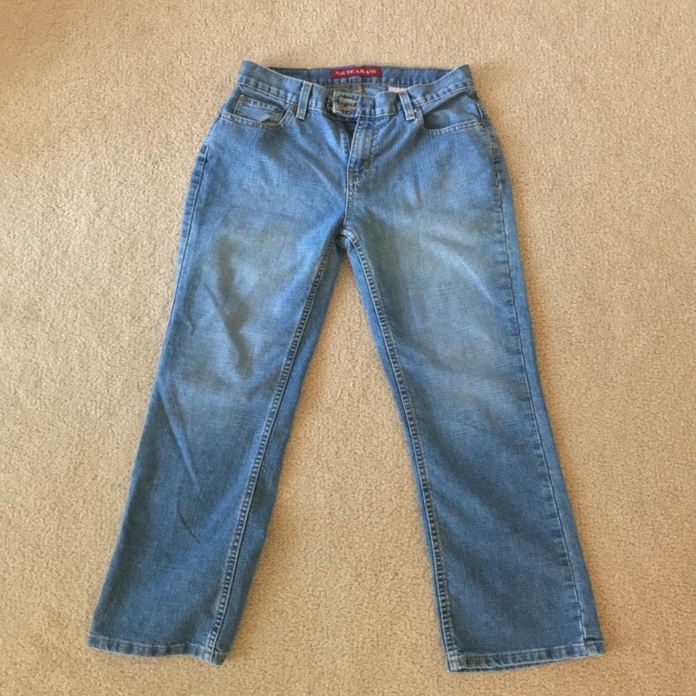 Nautica Women's Blue Bootcut Jeans